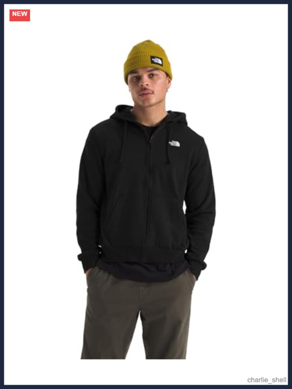 Men's Full Zip Hoodie Cotton Polyester Blend Regular Fit